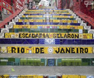 пазл Лестница Селарон, Бразилия